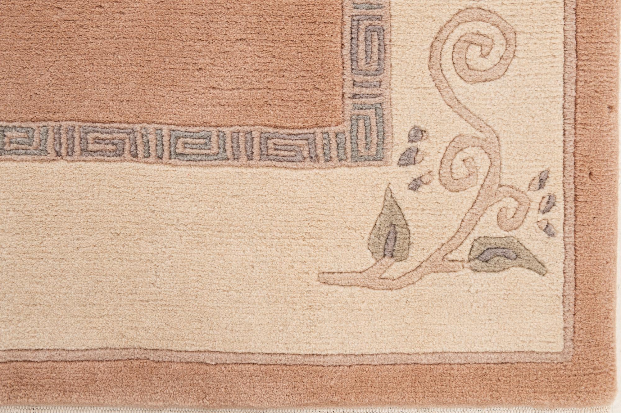 6' 9 x 8' 4 Hand Knotted Nepal Wool Rug