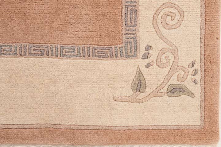 6' 9 x 8' 4 Hand Knotted Nepal Wool Rug