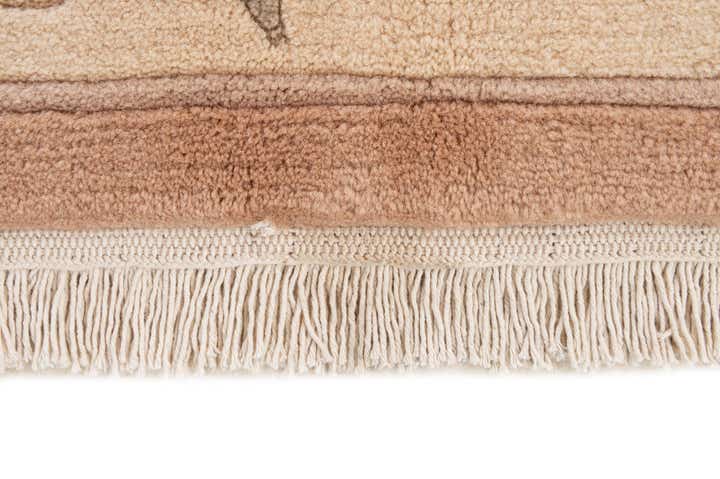 6' 9 x 8' 4 Hand Knotted Nepal Wool Rug