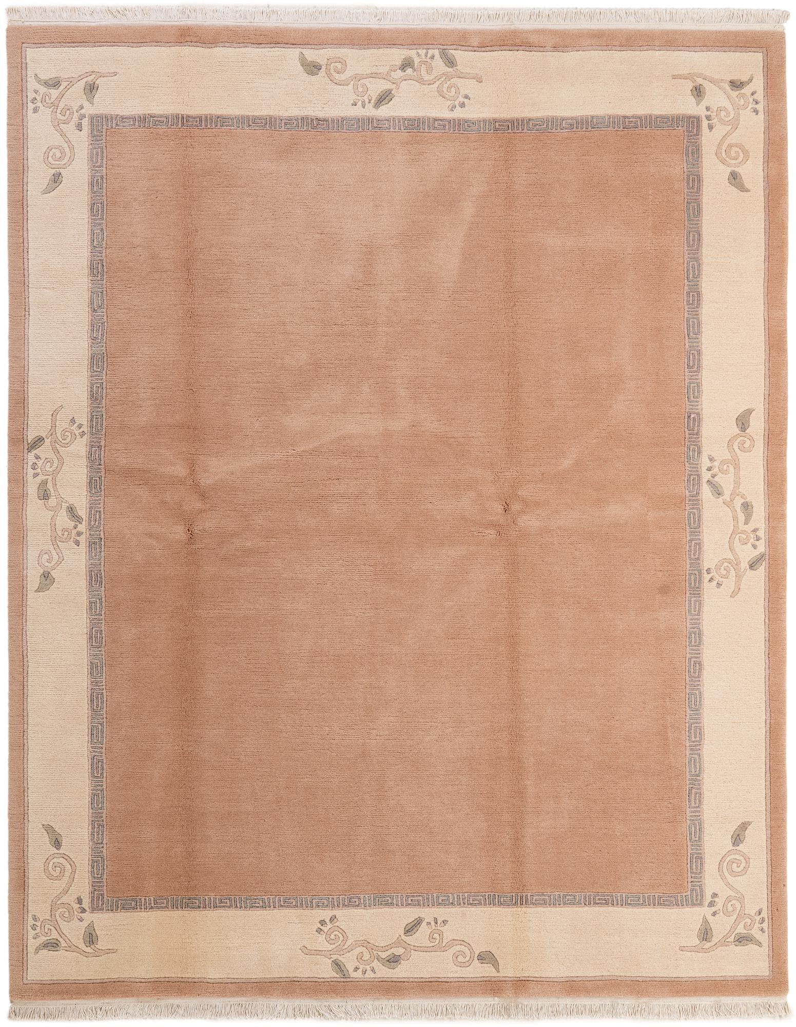 6' 9 x 8' 4 Hand Knotted Nepal Wool Rug