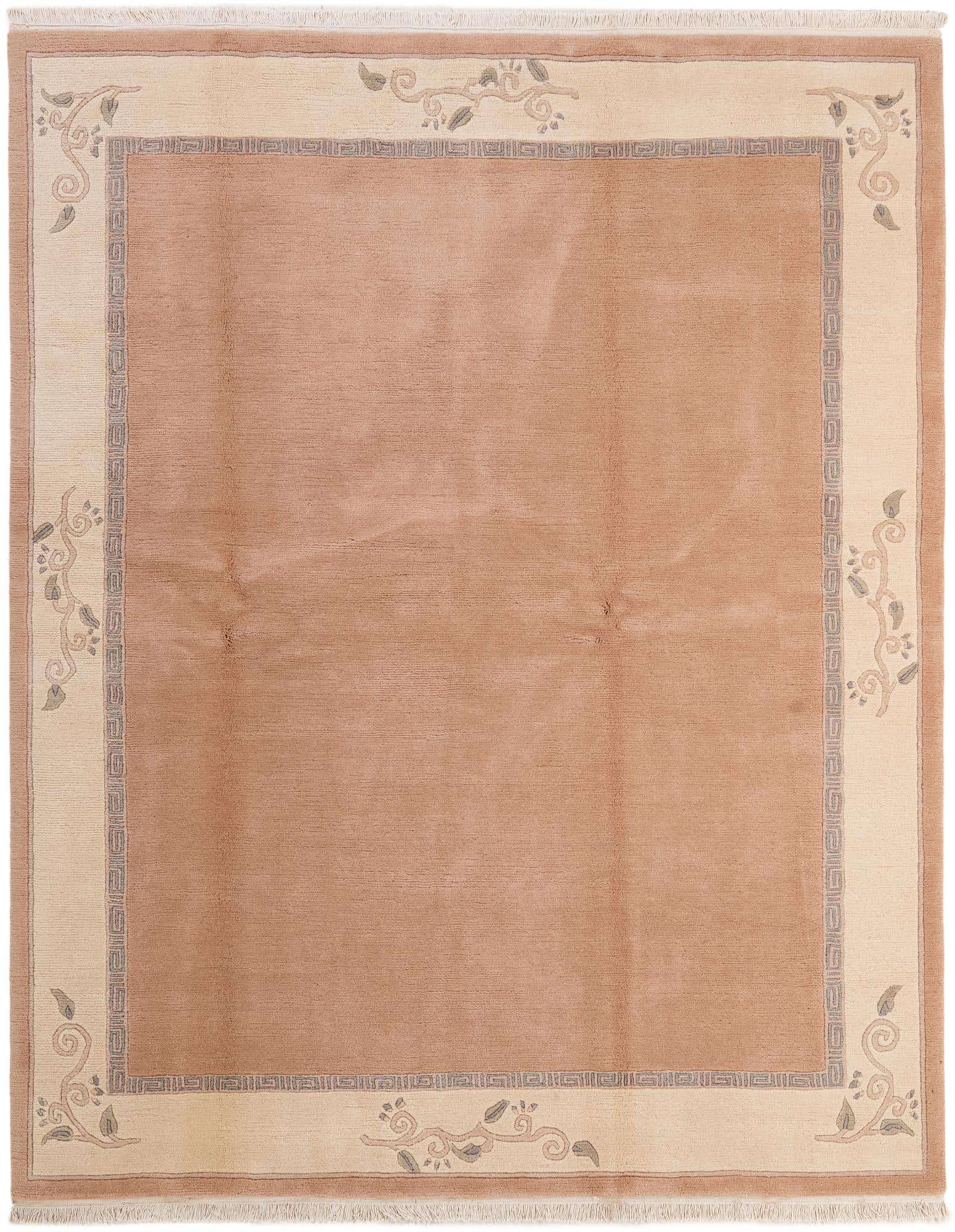 6' 9 x 8' 4 Hand Knotted Nepal Wool Rug