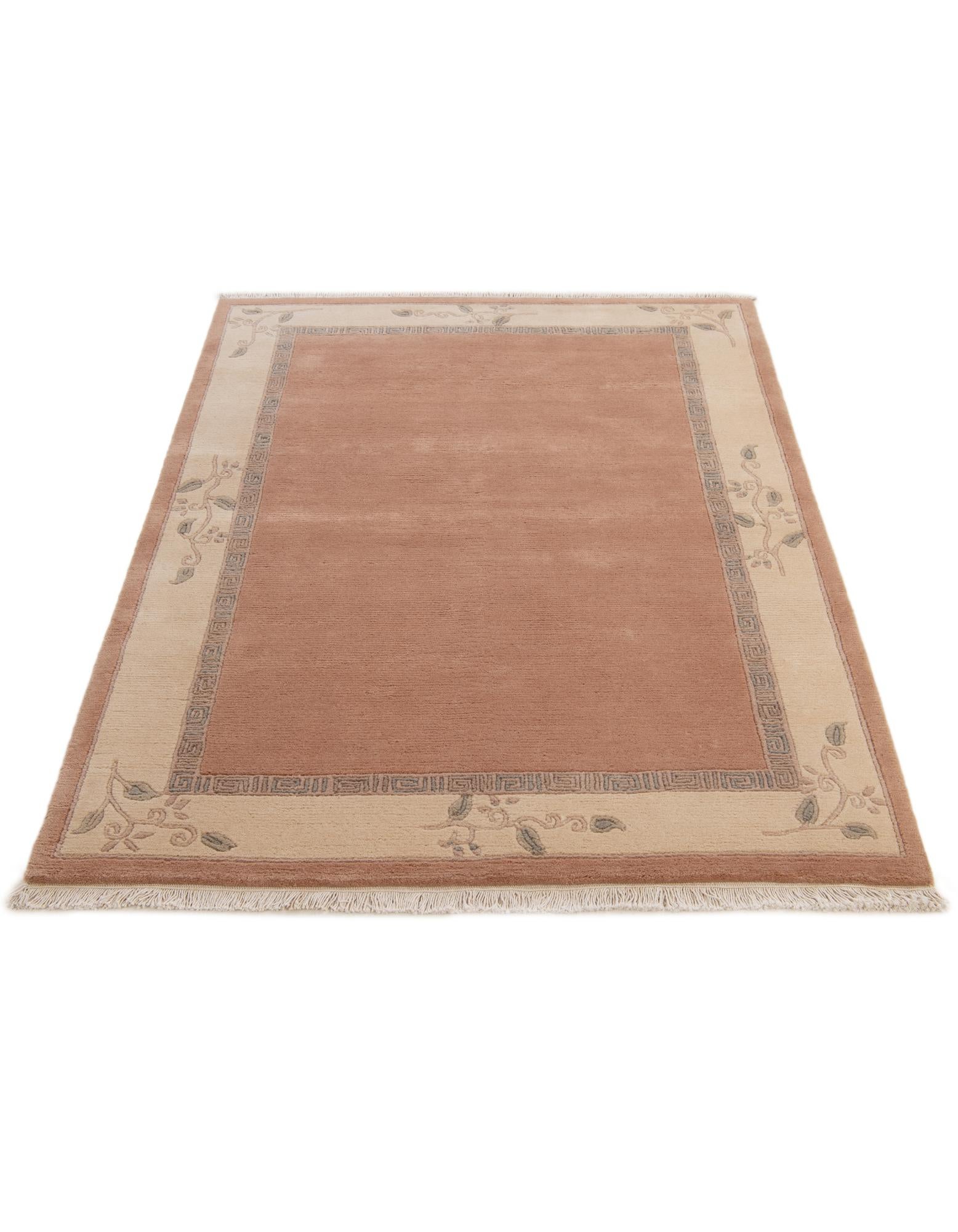 4' x 5' 11 Hand Knotted Nepal Wool Rug
