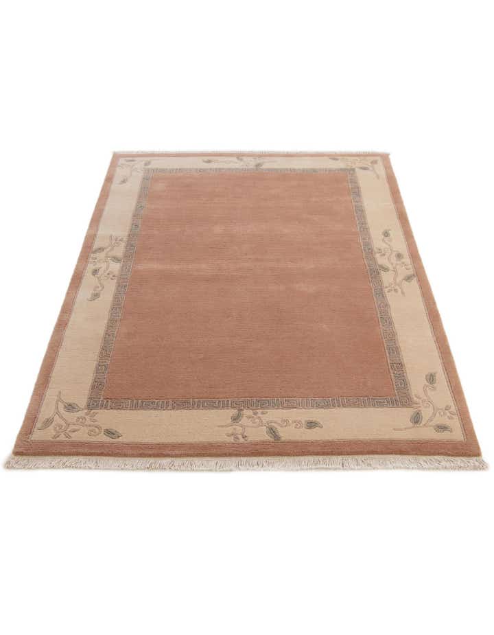 4' x 5' 11 Hand Knotted Nepal Wool Rug