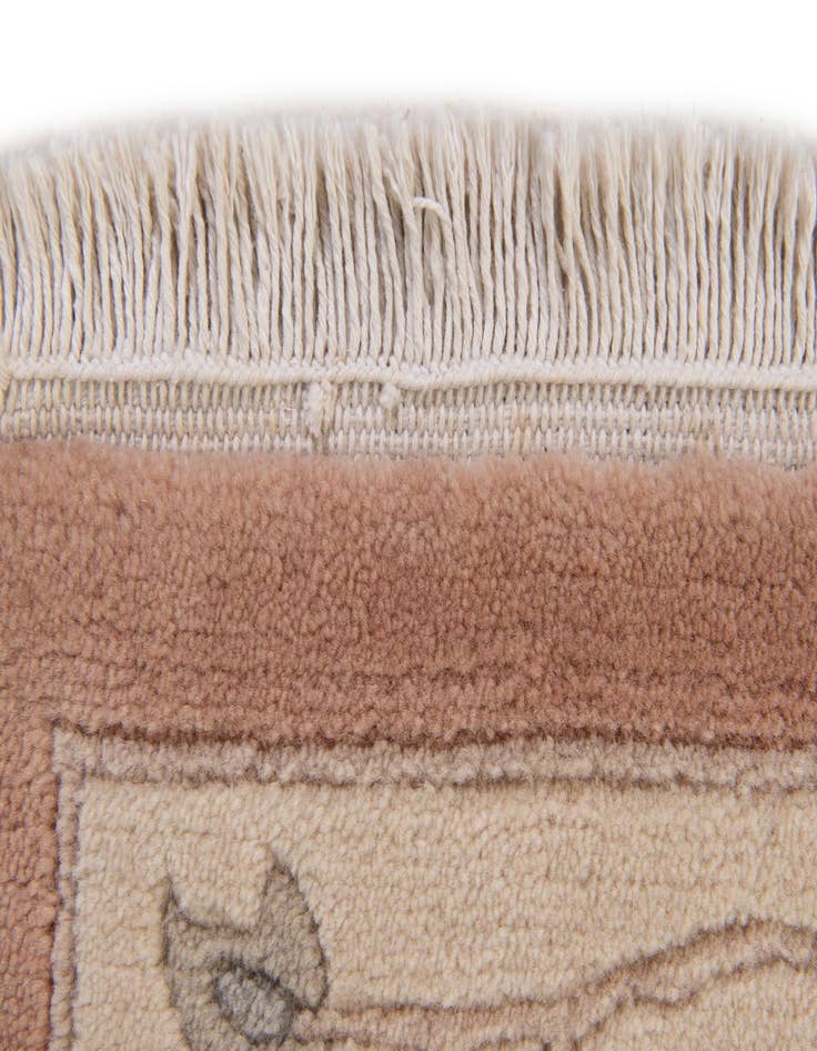 Detail image of 4' x 5' 11 Hand Knotted Nepal Wool Rug