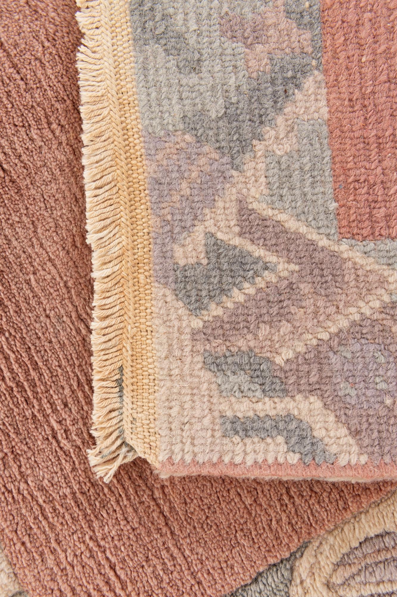 2' x 3' Hand Knotted Nepal Wool Rug