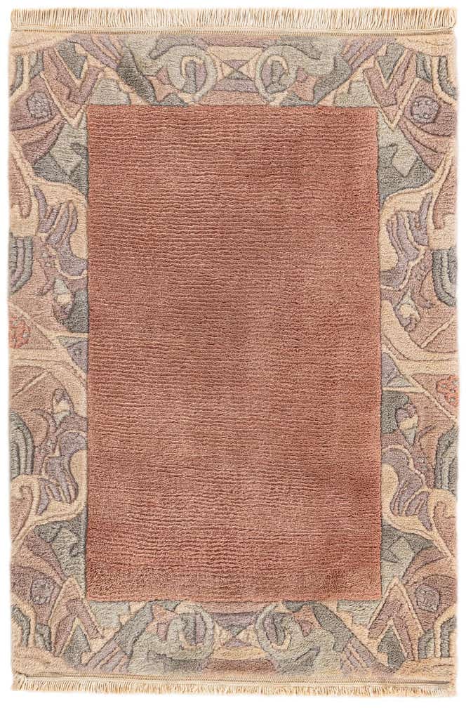 2' x 3' Hand Knotted Nepal Wool Rug