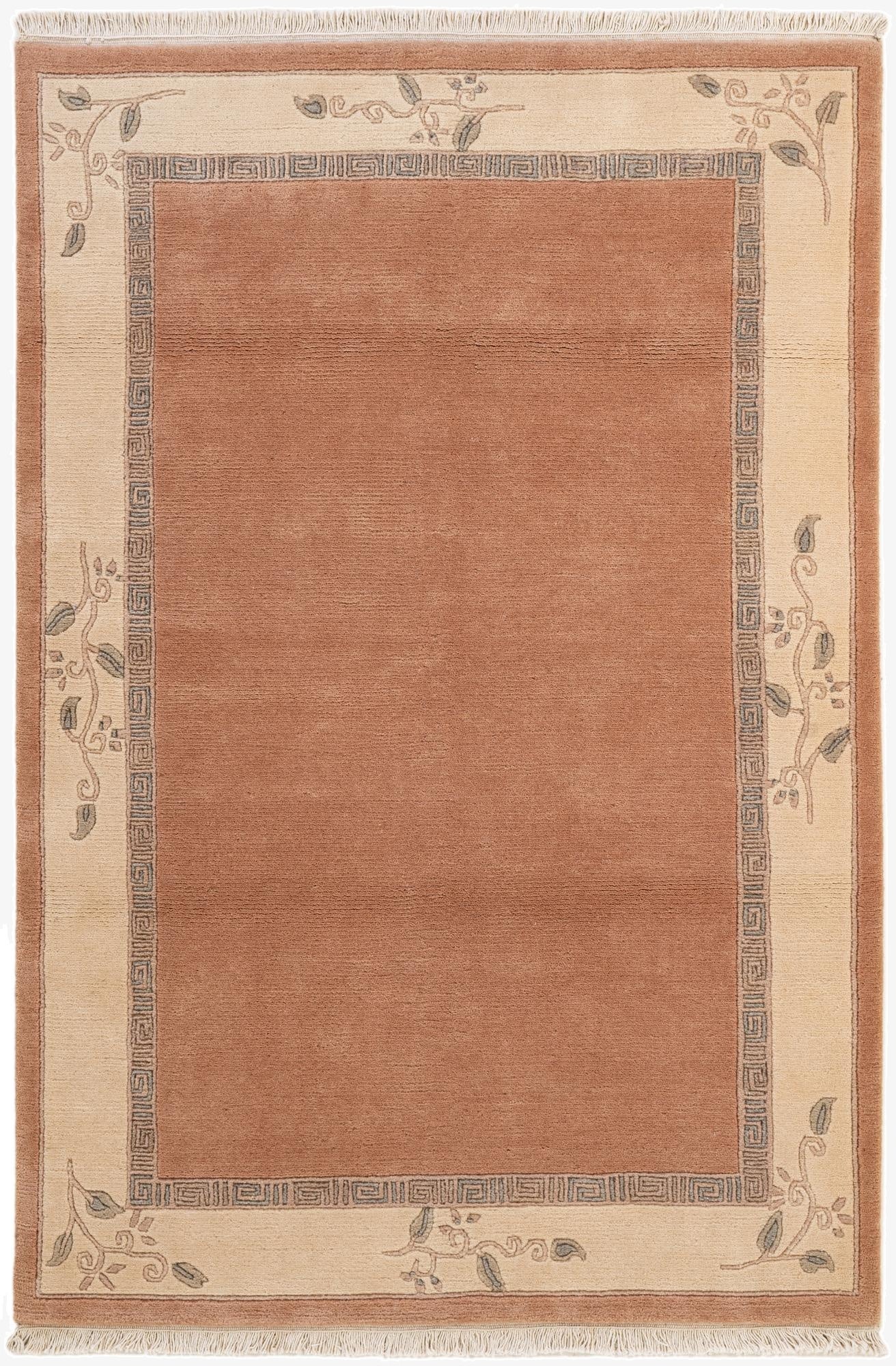 122cm x 180cm  Hand Knotted Nepal Wool Alfombra