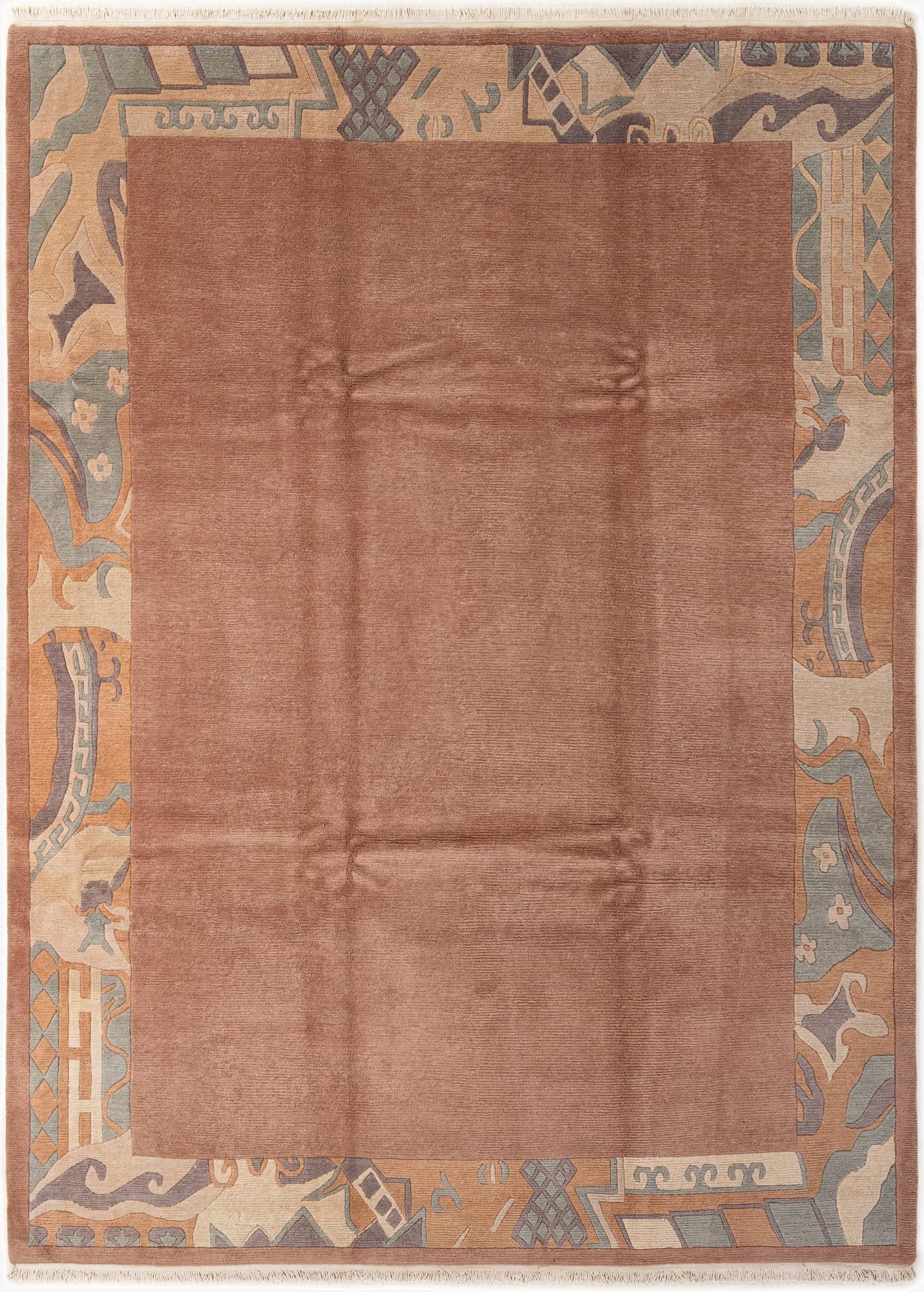 8' 3 x 11' 4  Hand Knotted Nepal Wool Rug