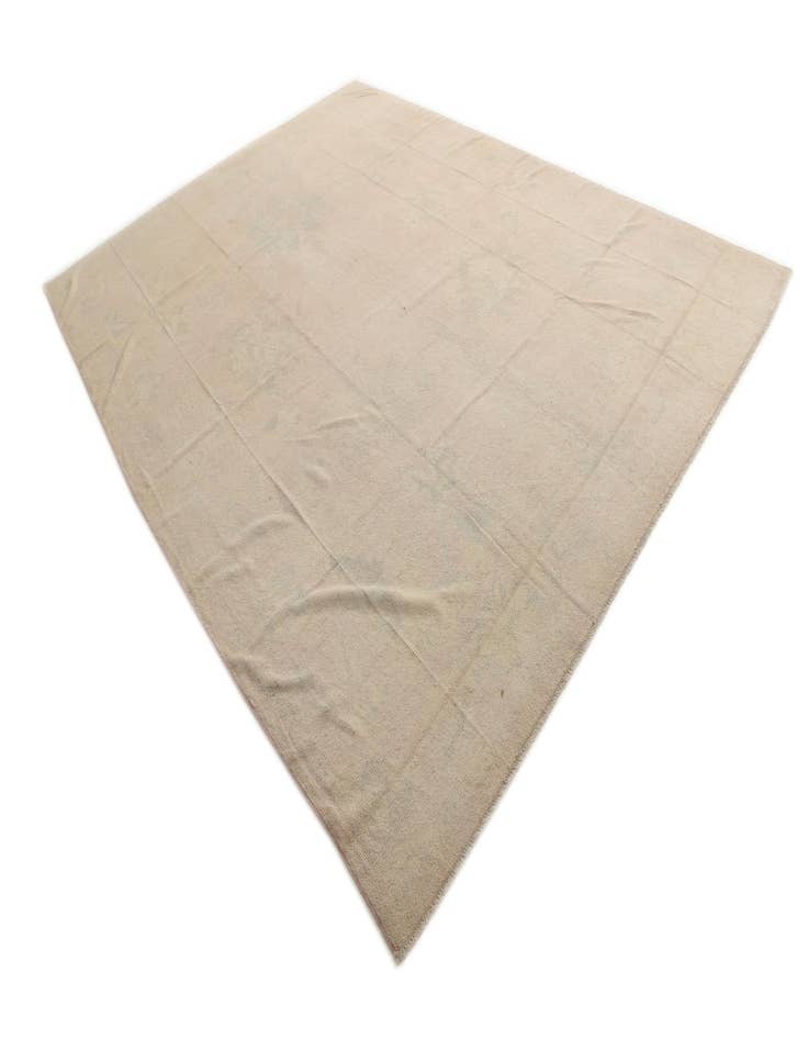 Detail image of 10' 4 x 13' 10  Hand Knotted Oushak Wool Rug