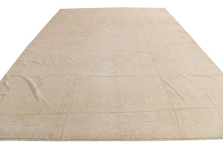 10' 4 x 13' 10 Hand Knotted Oushak Wool Rug