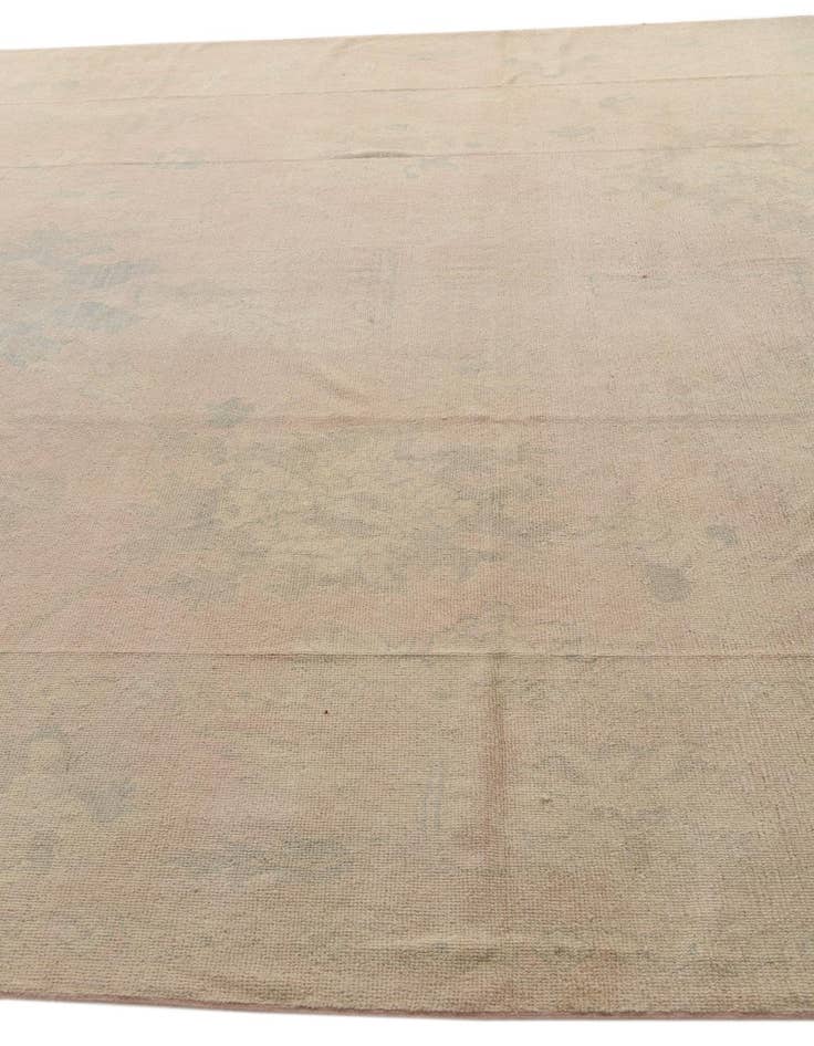 Detail image of 10' 4 x 13' 10  Hand Knotted Oushak Wool Rug