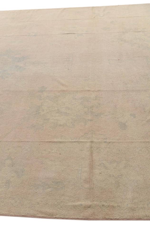 Detail image of 10' 4 x 13' 10 Hand Knotted Oushak Wool Rug