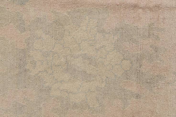 Detail image of 10' 4 x 13' 10 Hand Knotted Oushak Wool Rug