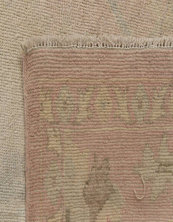 Detail image of 10' 4 x 13' 10  Hand Knotted Oushak Wool Rug