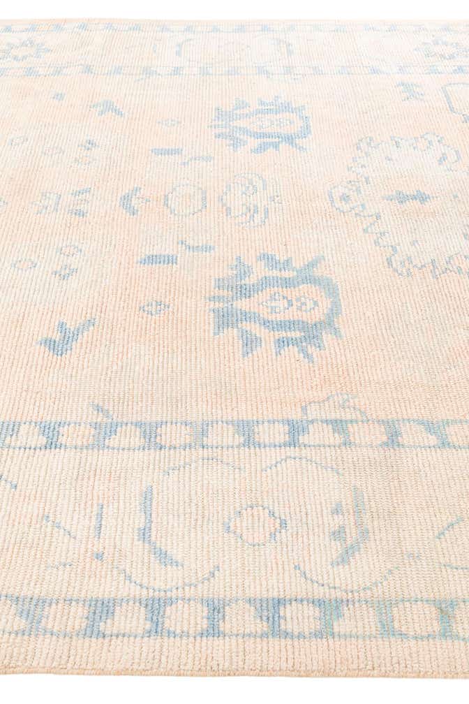 8' 1 x 10' 3 Hand Knotted Oushak Wool Rug