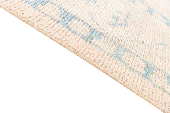 8' 1 x 10' 3 Hand Knotted Oushak Wool Rug