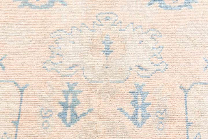 8' 1 x 10' 3 Hand Knotted Oushak Wool Rug