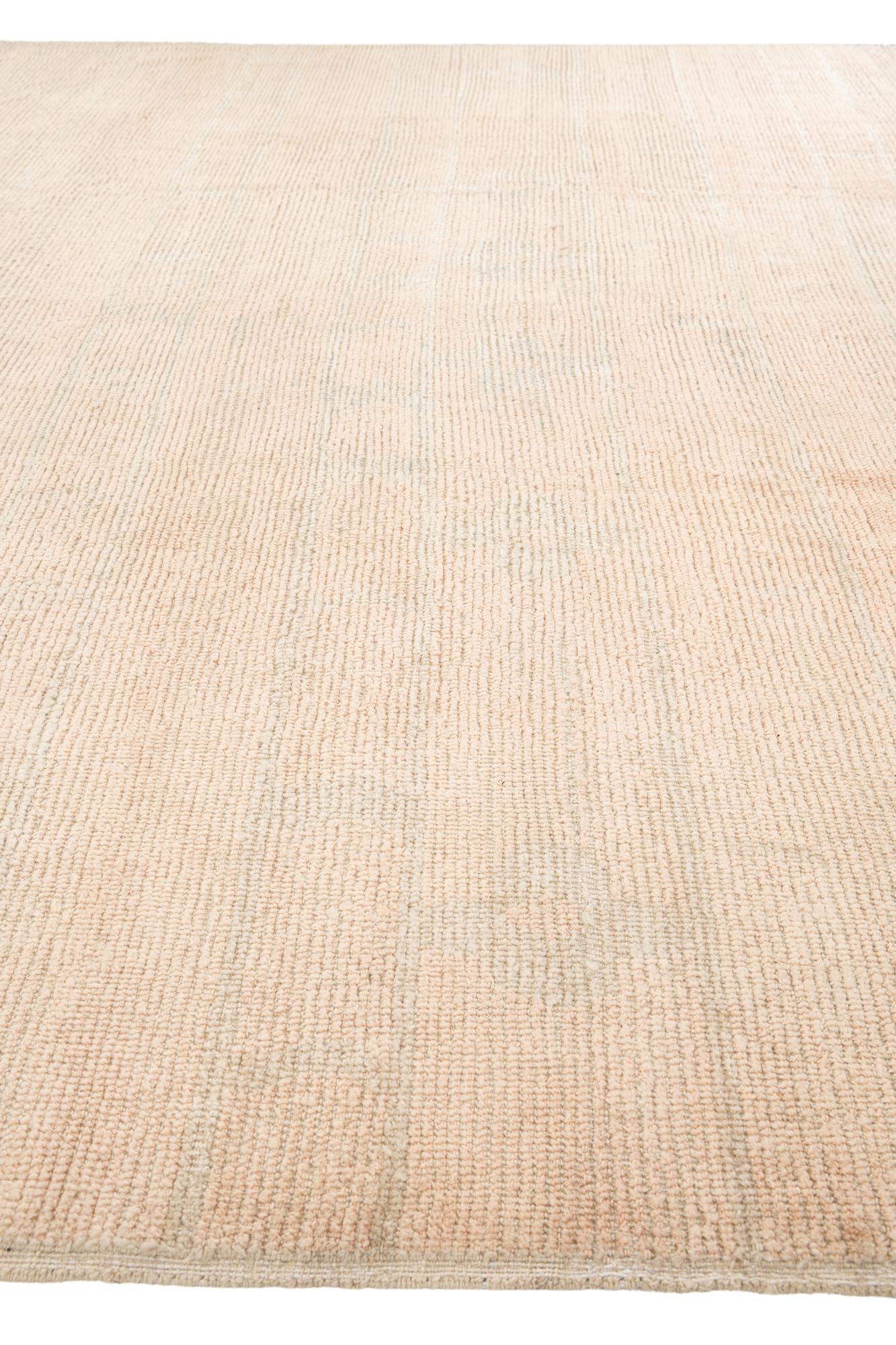 9' 2 x 11' 10 Hand Knotted Oushak Wool Rug