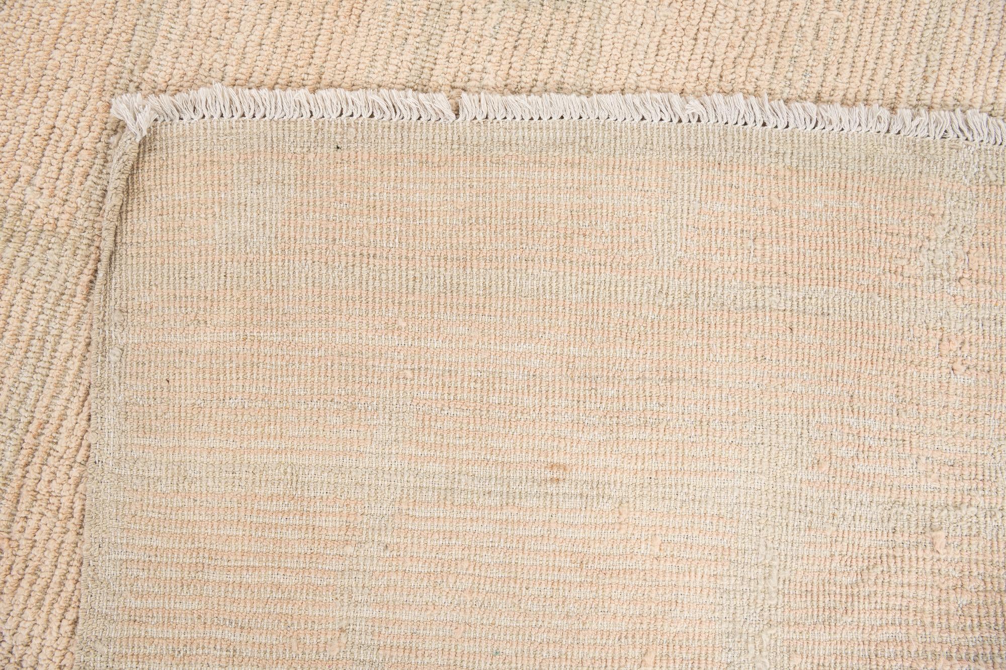 9' 2 x 11' 10 Hand Knotted Oushak Wool Rug