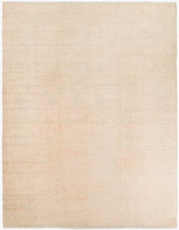 9' 2 x 11' 10 Hand Knotted Oushak Wool Rug