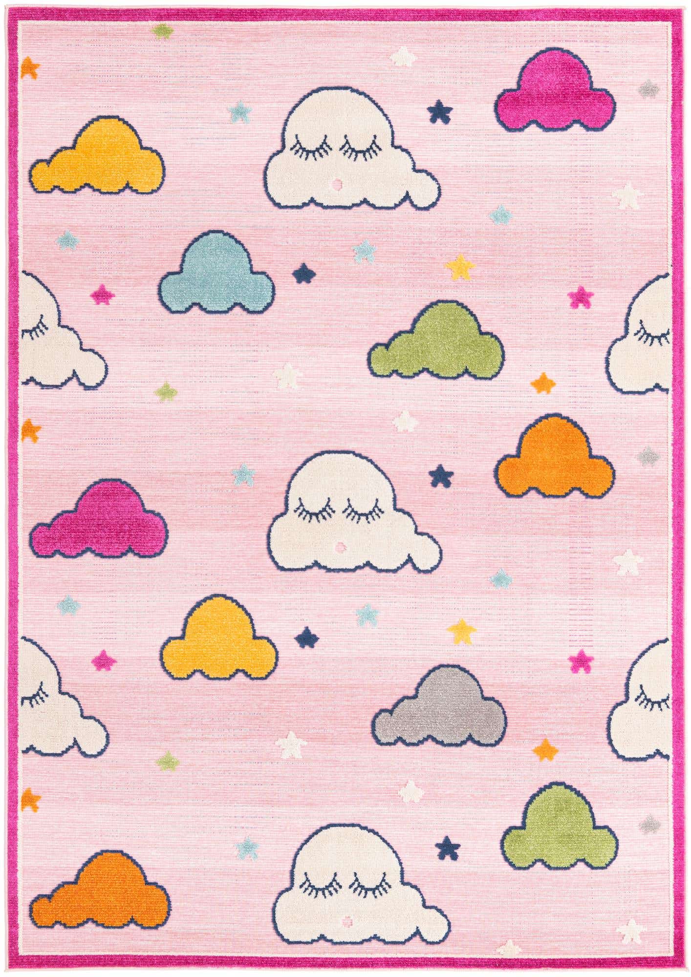 5' 3 x 7' 7 Easy-Clean Indoor / Outdoor Rug