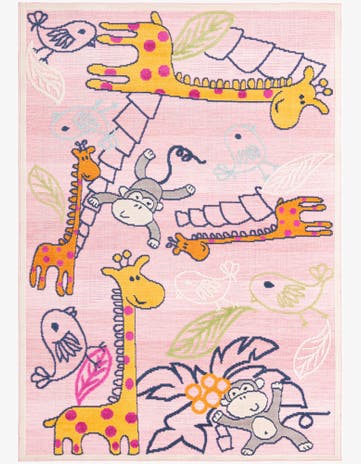 5' 3 x 7' 7 Easy-Clean Indoor / Outdoor Rug