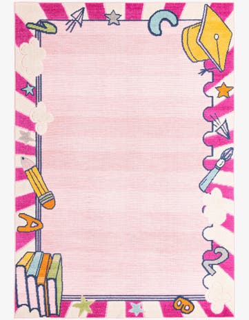 5' 3 x 7' 7 Easy-Clean Indoor / Outdoor Rug