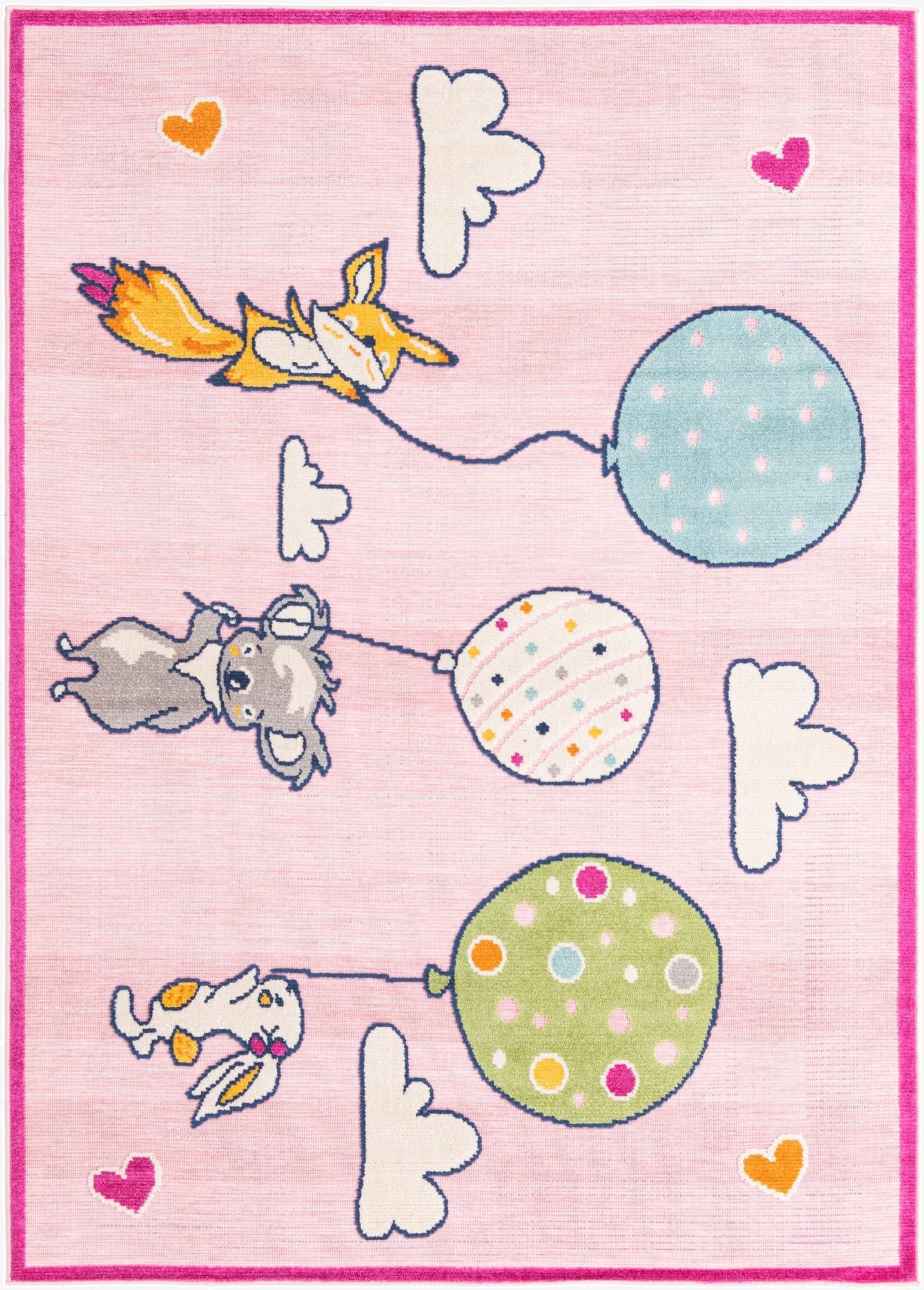 5' 3 x 7' 7  Washable  Indoor / Outdoor Rug