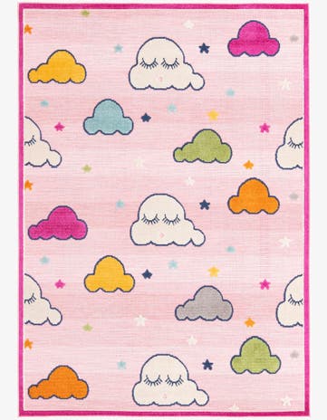 5' 3 x 7' 7 Easy-Clean Indoor / Outdoor Rug