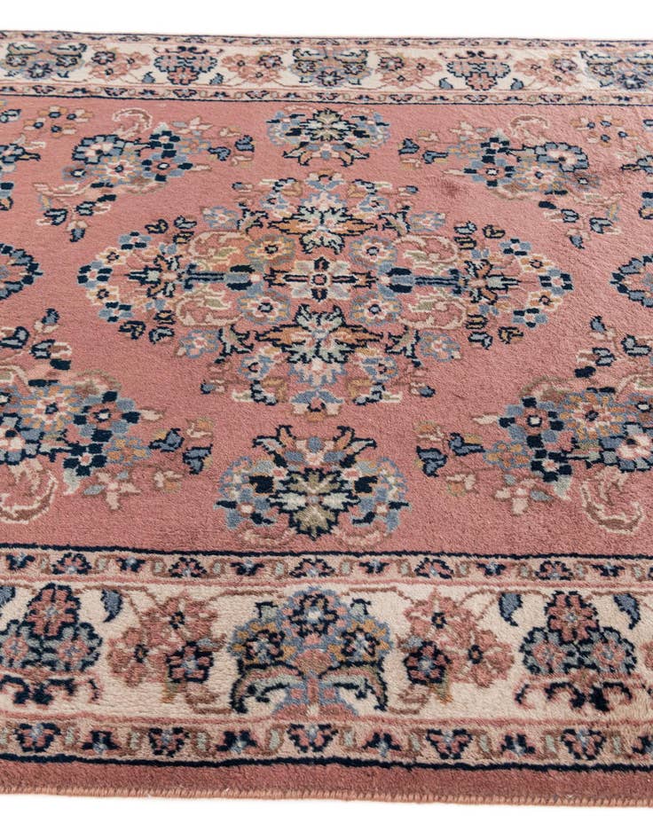 Detail image of 2' 7 x 4' 2  Hand Knotted Sarough Oriental Wool Rug