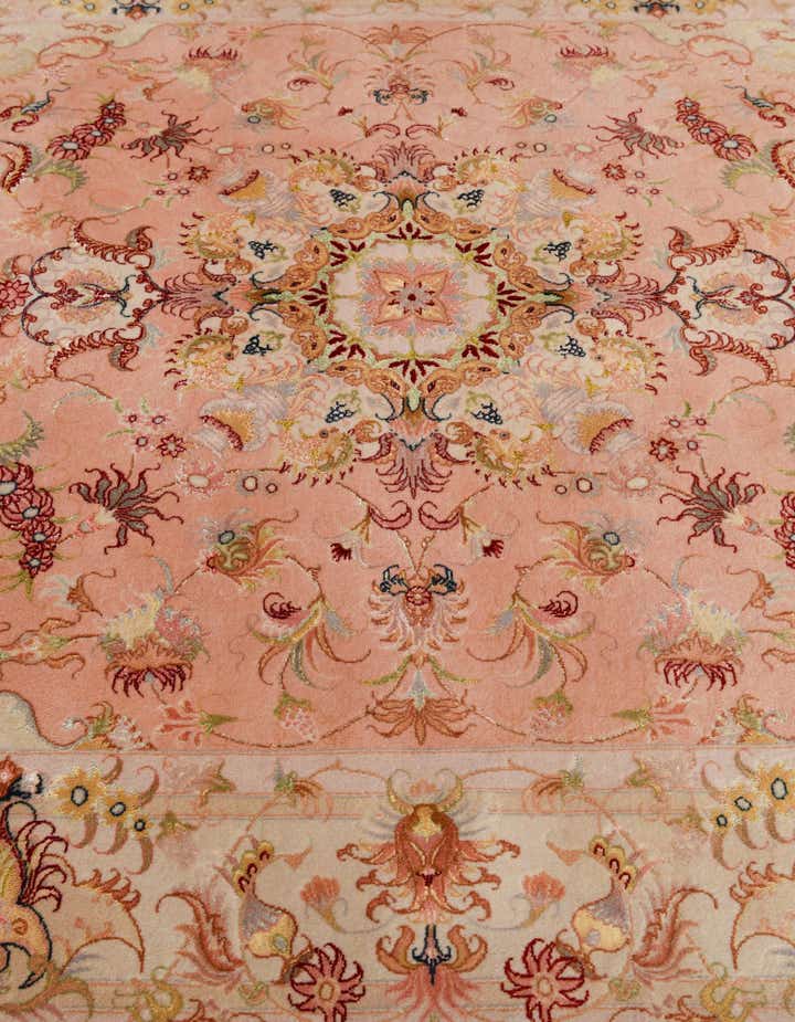 5' 8 x 8' 3 Hand Knotted Tabriz Persian Rug