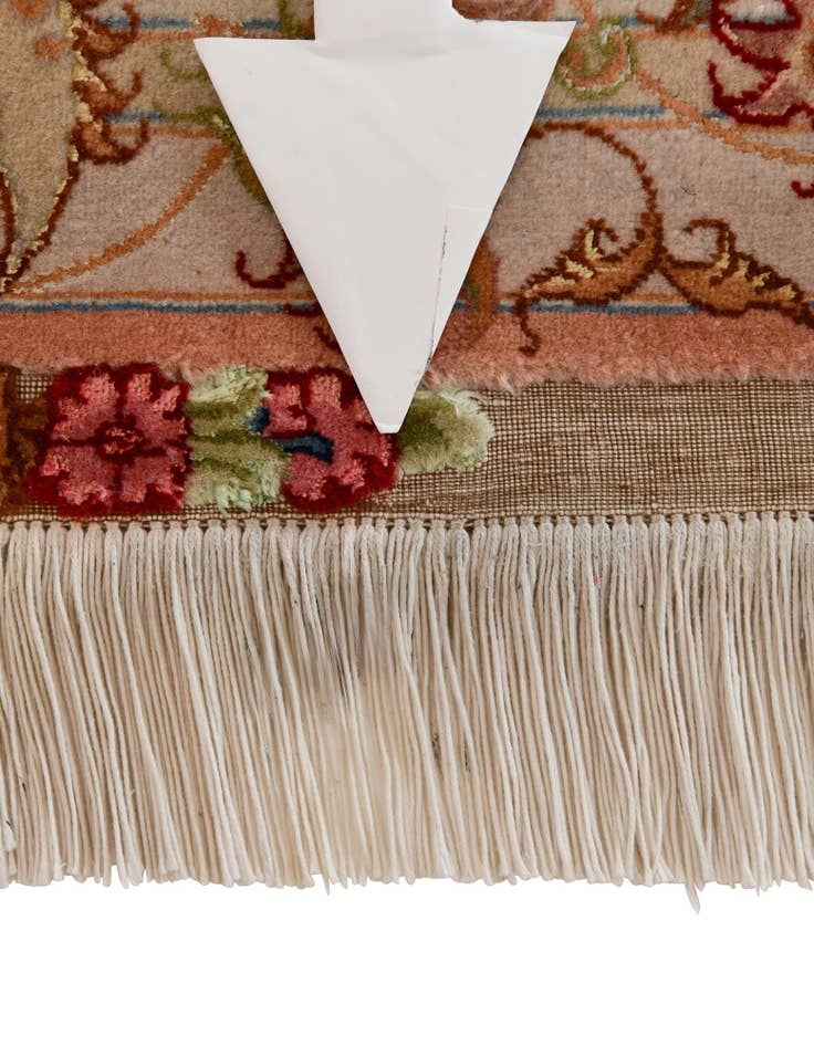 Detail image of 5' 8 x 8' 3 Hand Knotted Tabriz Persian Rug