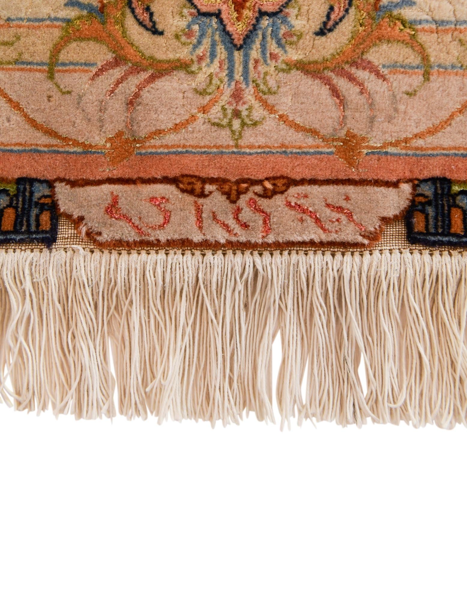 5' 8 x 8' 3 Hand Knotted Tabriz Persian Rug