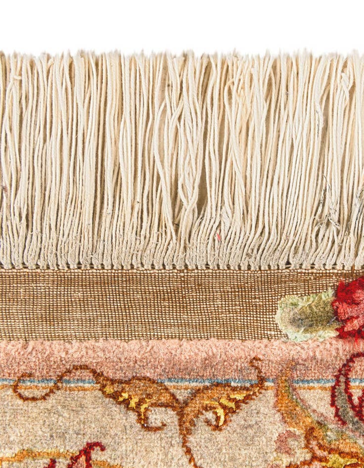 Detail image of 5' 8 x 8' 3  Hand Knotted Tabriz Persian Rug