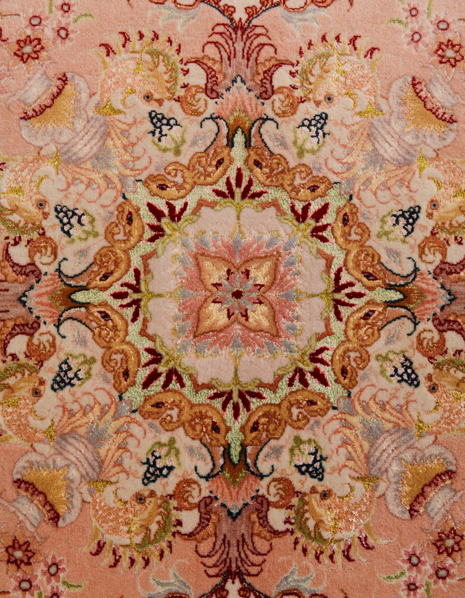 5' 8 x 8' 3 Hand Knotted Tabriz Persian Rug