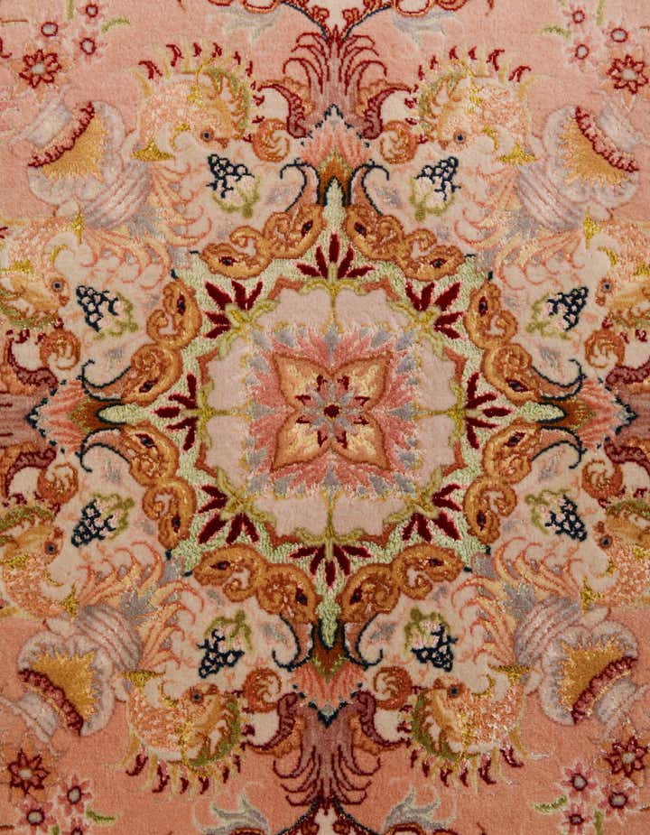 5' 8 x 8' 3 Hand Knotted Tabriz Persian Rug