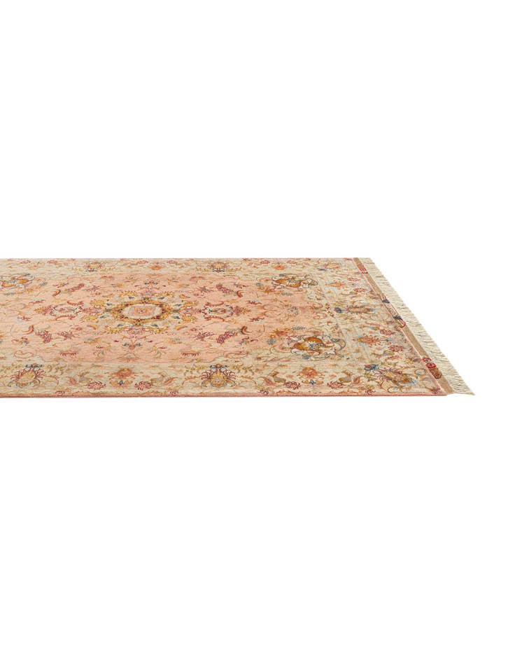 Detail image of 5' 8 x 8' 3 Hand Knotted Tabriz Persian Rug