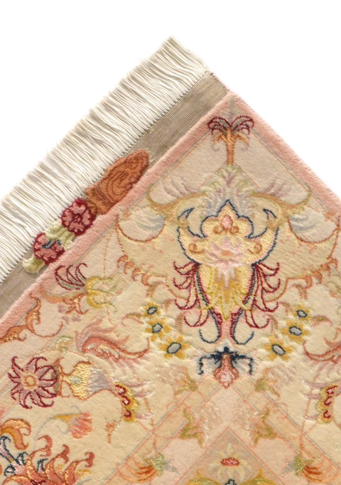 5' 8 x 8' 3 Hand Knotted Tabriz Persian Rug