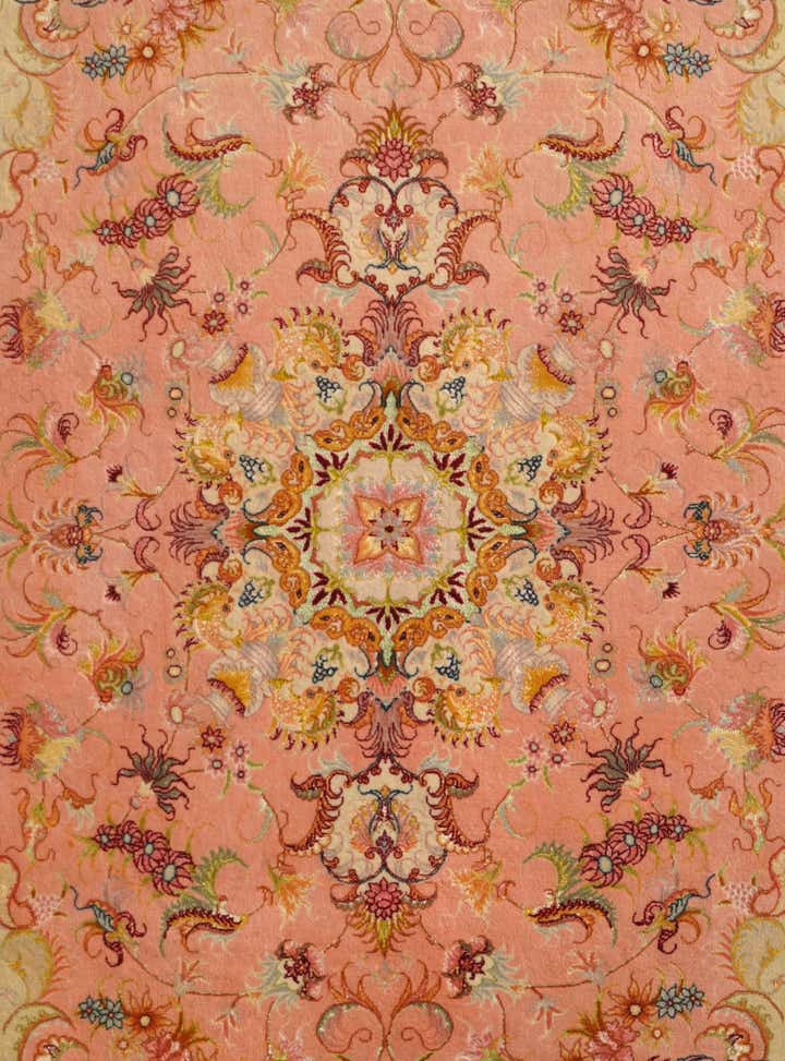 5' 8 x 8' 3 Hand Knotted Tabriz Persian Rug