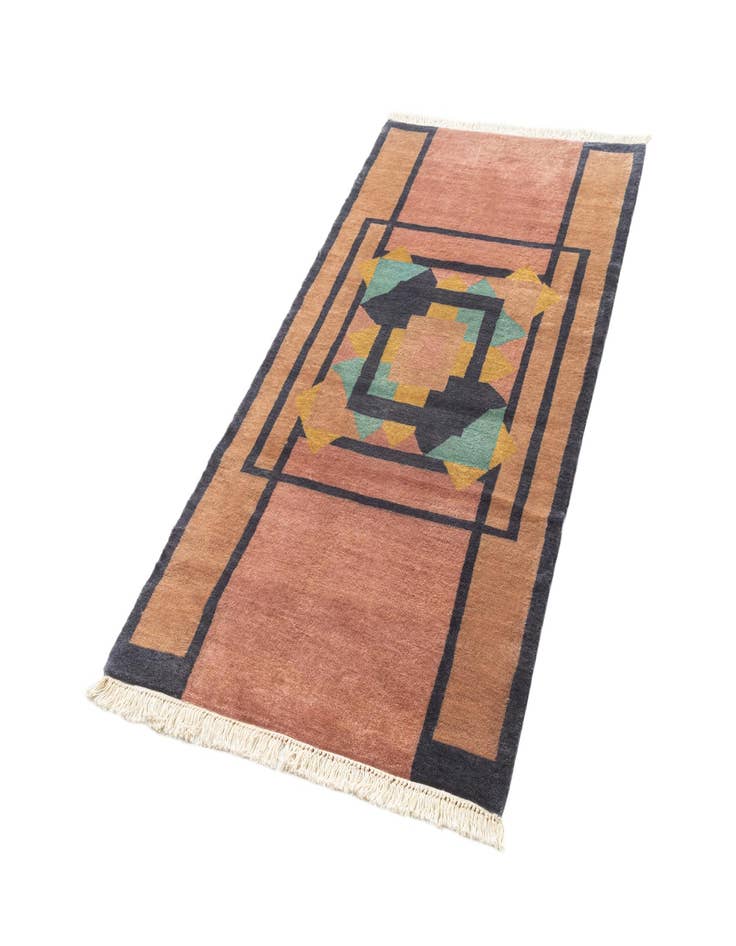 Detail image of 3' 5 x 6' 5 Hand Knotted Tibet Oriental Wool Rug