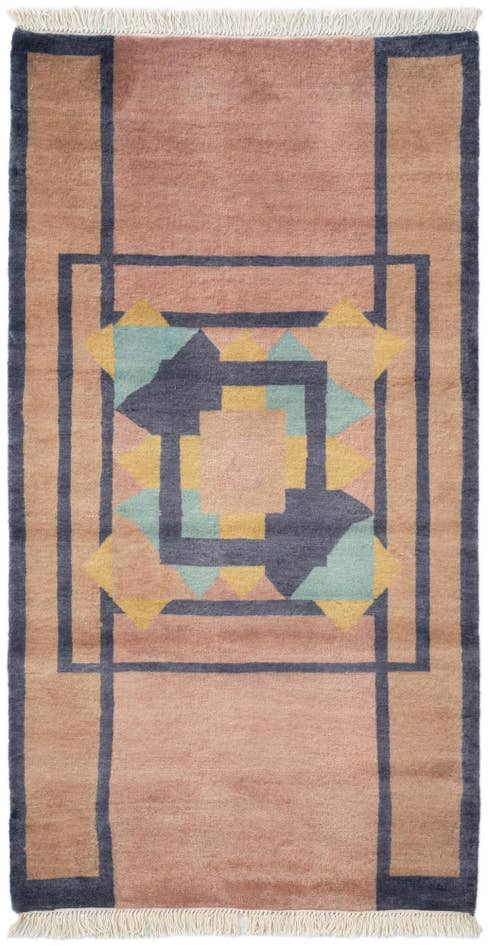 Detail image of 3' 5 x 6' 5 Hand Knotted Tibet Oriental Wool Rug