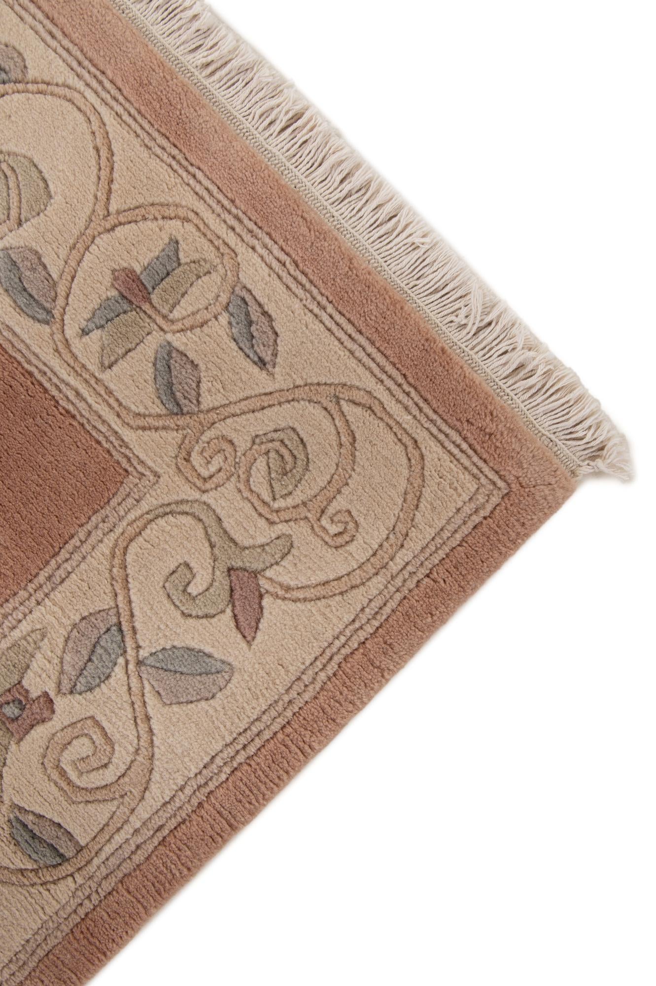 3' 11 x 5' 10 Hand Knotted Tibet Wool Rug