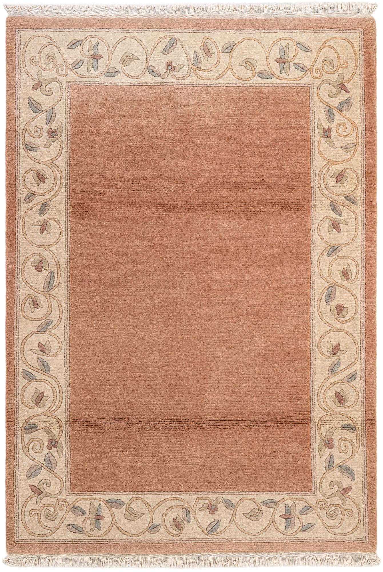 3' 11 x 5' 10 Hand Knotted Tibet Wool Rug