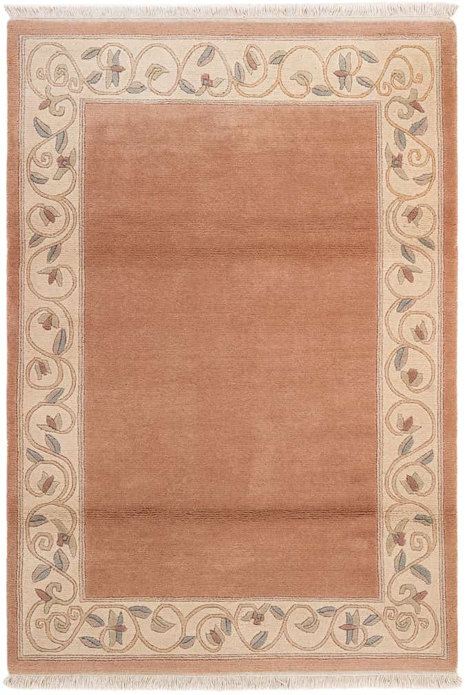 3' 11 x 5' 10 Hand Knotted Tibet Wool Rug