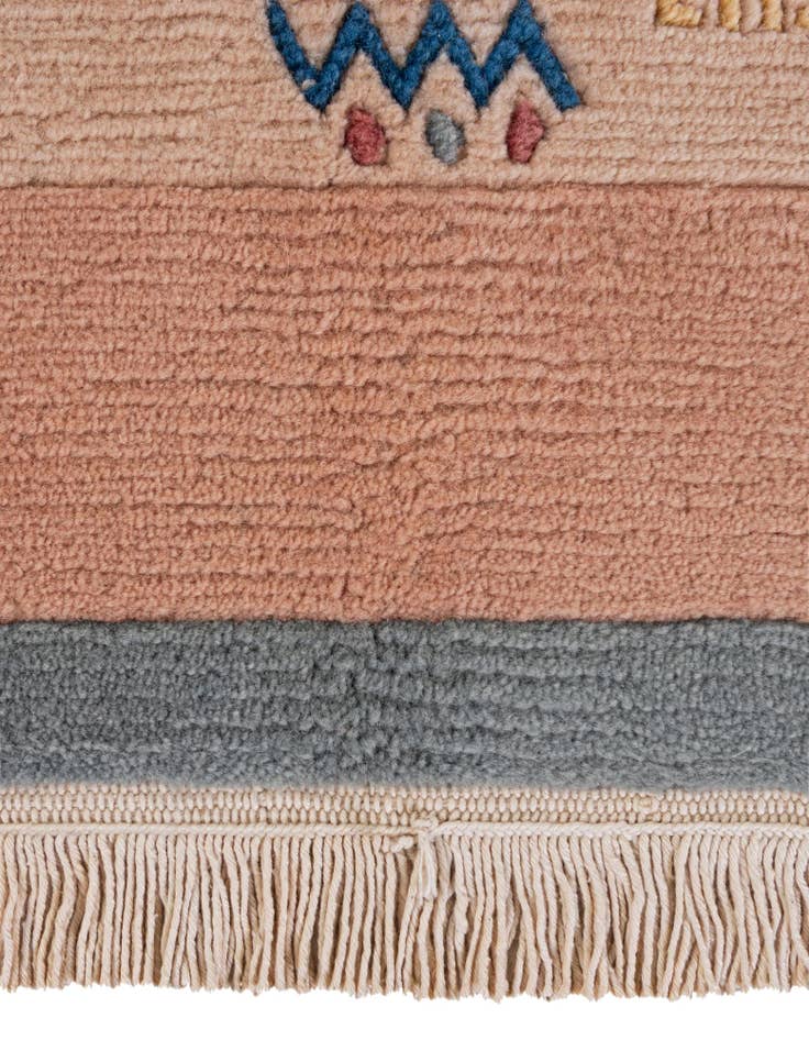 Detail image of 5' 7 x 7' 9  Hand Knotted Tibet Wool Rug