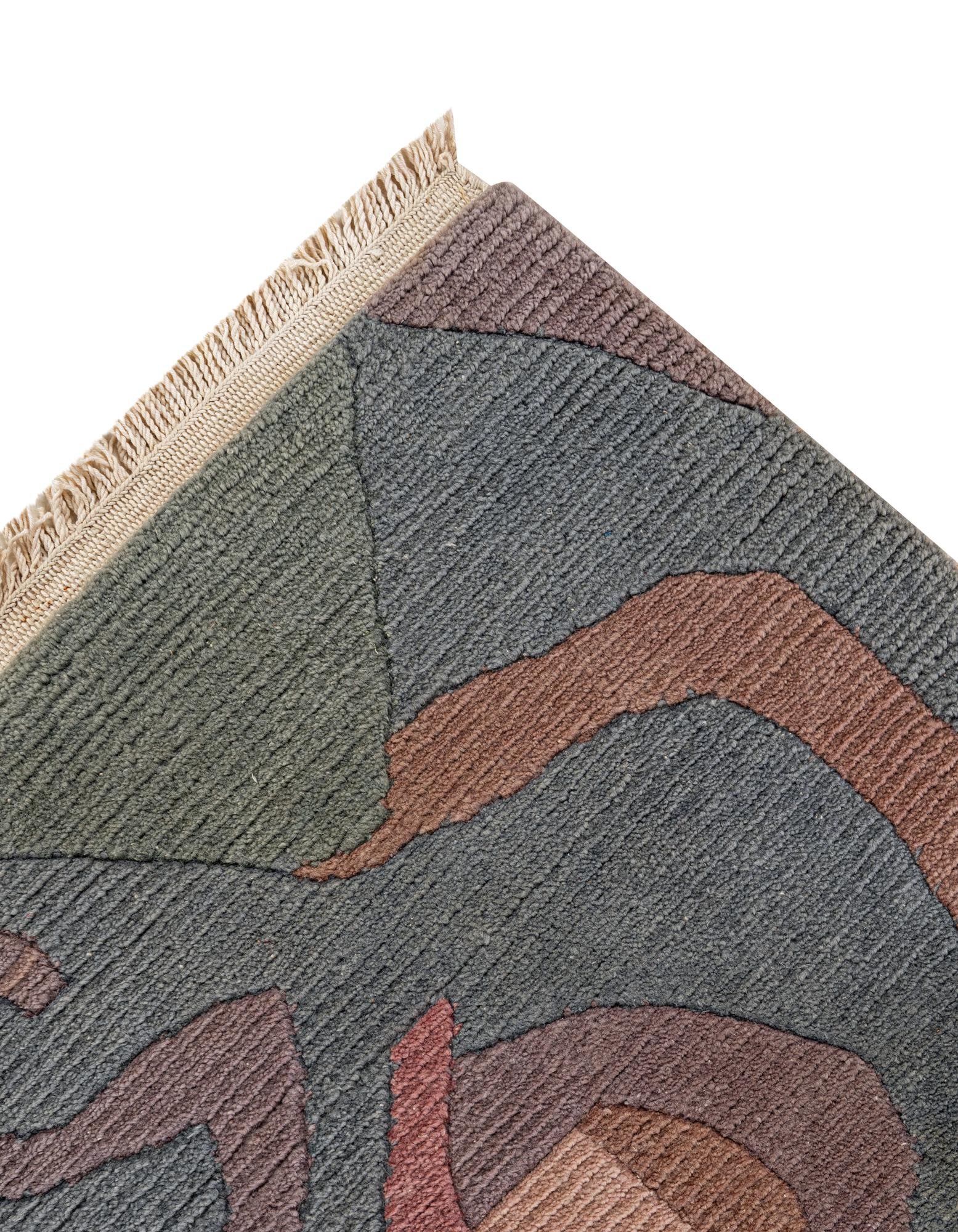 8' 5 x 11' 4 Hand Knotted Tibet Wool Rug
