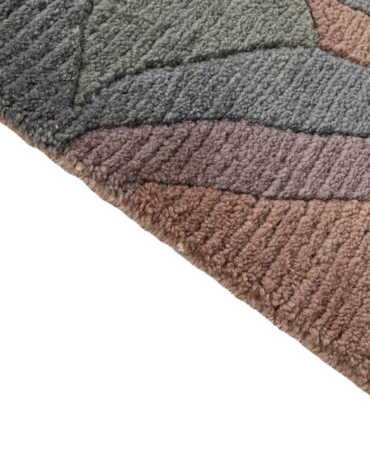 Detail image of 8' 5 x 11' 4 Hand Knotted Tibet Wool Rug