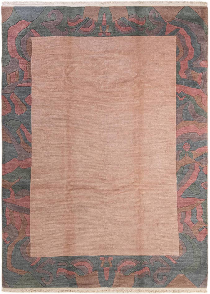 Detail image of 8' 5 x 11' 4 Hand Knotted Tibet Wool Rug