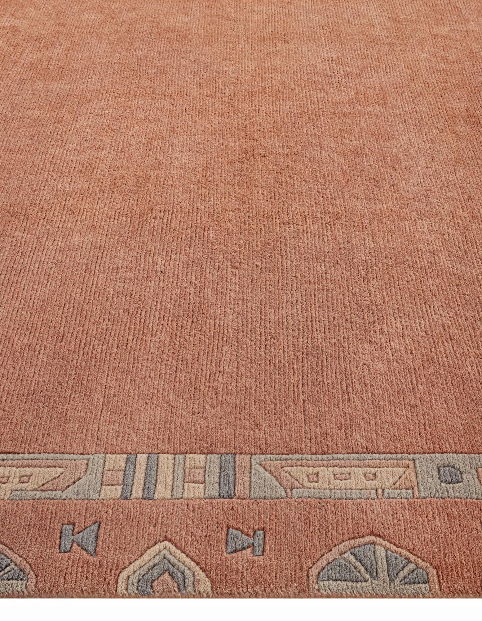8' 3 x 11' 3 Hand Knotted Tibet Wool Rug