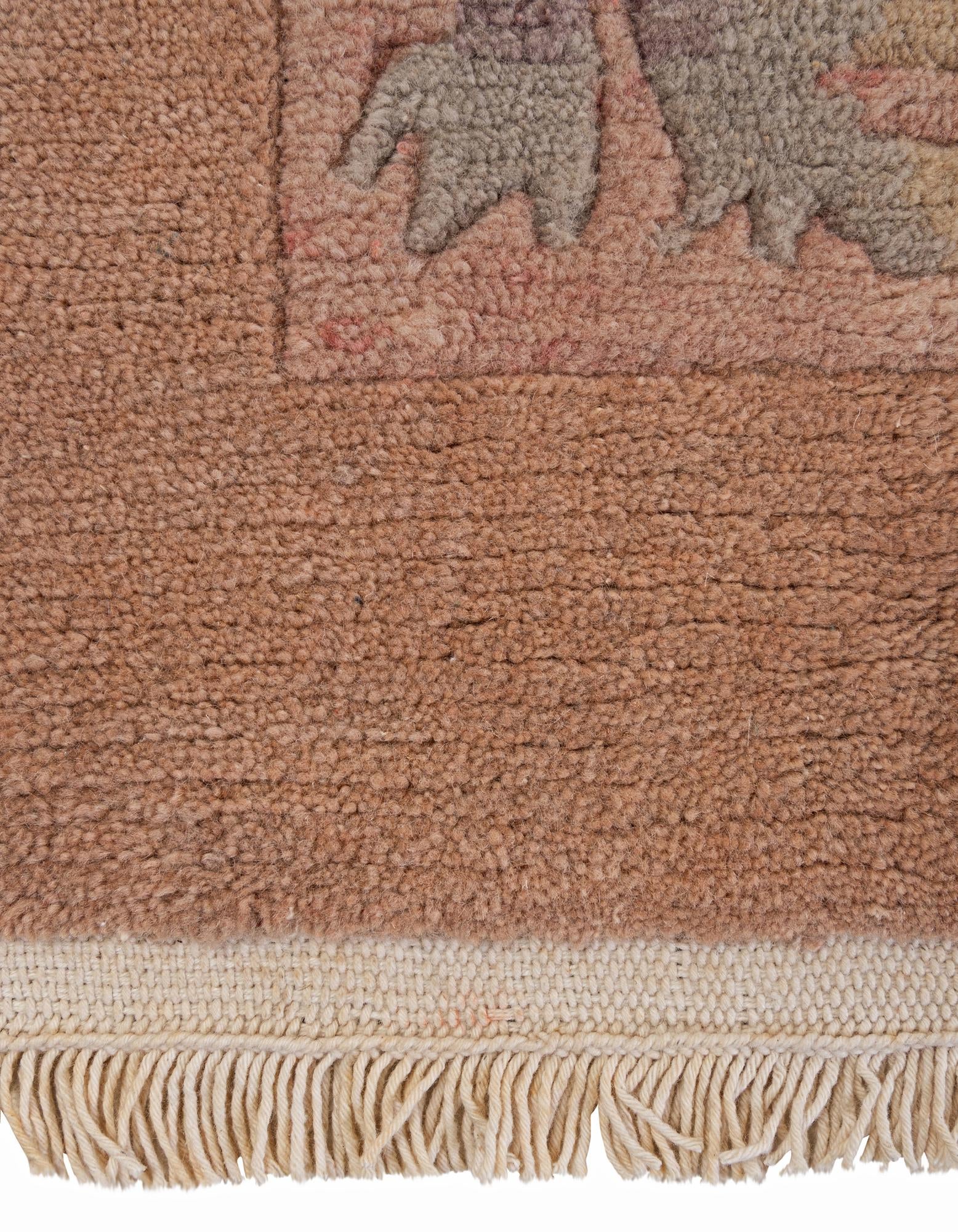 8' 5 x 11' 6 Hand Knotted Tibet Wool Rug